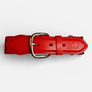 Adidas stretchy adjustable sports belt red